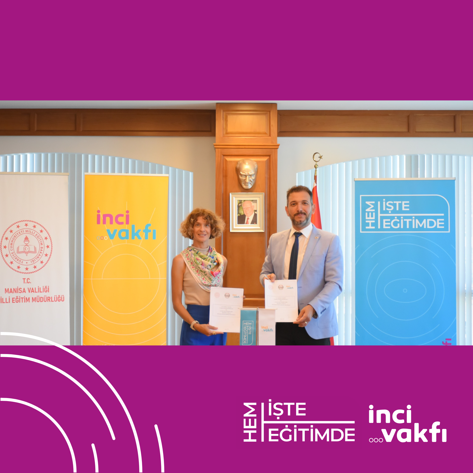 Manisa il milli eğitim müdürlüğü ile iş birliği protokolü imzalandı