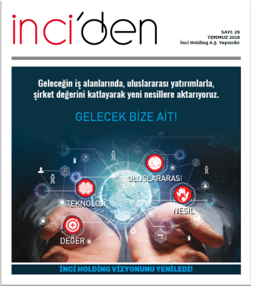 İnci'den Dergisi Temmuz Sayısı Çıktı
